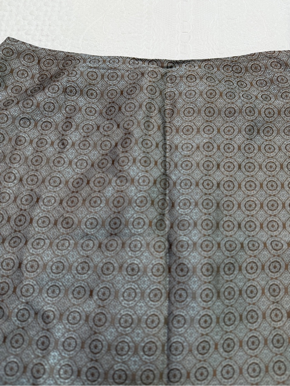 The Limited Pencil Skirt Women’s Size 4 Blue Brown Fully Lined - Picture 5 of 7